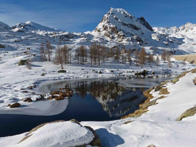 Il Lac Long Inférieur aux Merveilles in inverno
